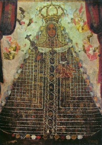 Cuzco School Our Lady of Guadalupe china oil painting image